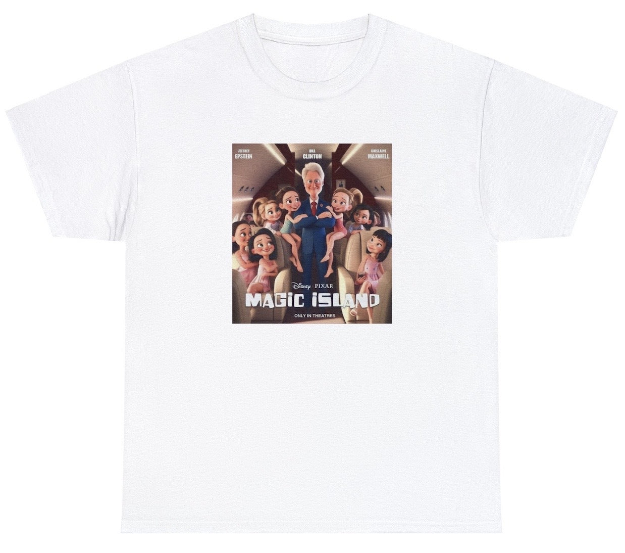 Jeffrey Epstein Magic Island T Shirt