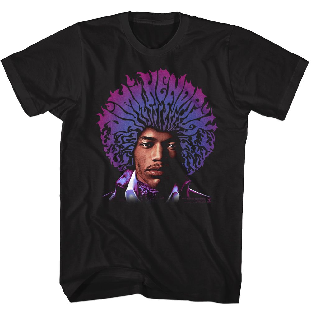 Jimi Hendrix - Name Fro - Short Sleeve - Adult - T-Shirt - clothing by TeeHivey.com