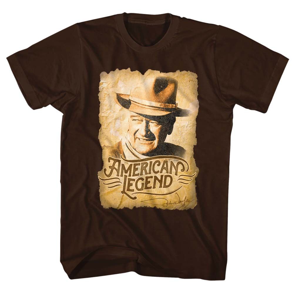 John Wayne - Legend 2 - Short Sleeve - Adult - T-Shirt - clothing by TeeHivey.com