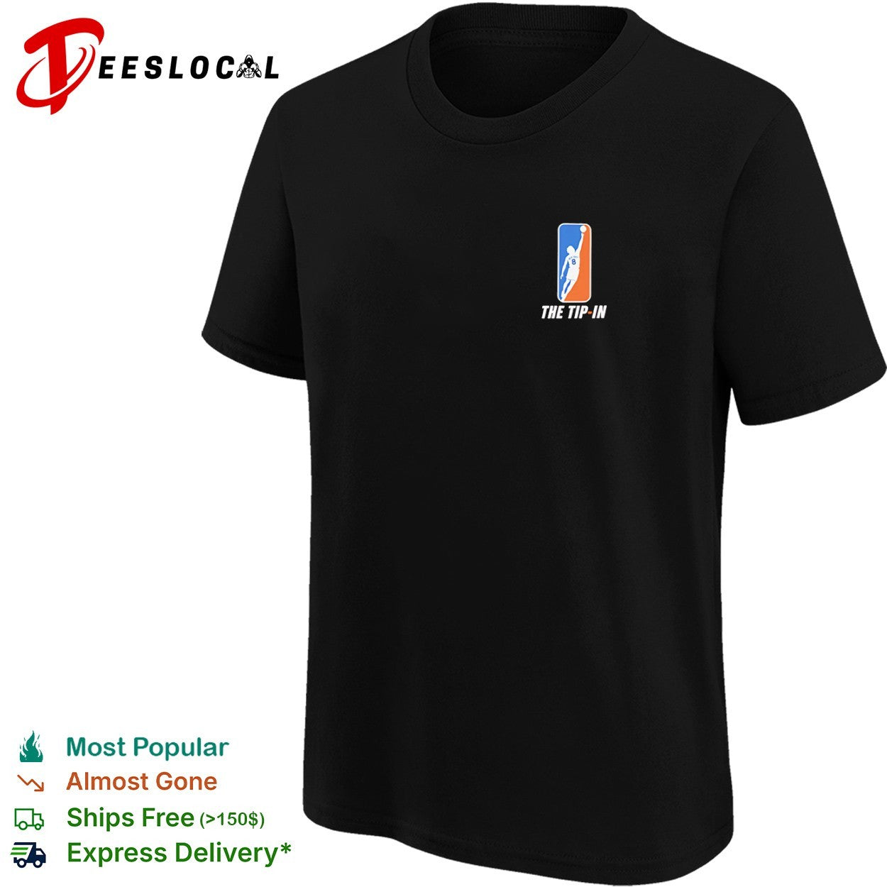 Jalen Brunson New York Knicks NBA The Tip In parody basketball league logo shirt