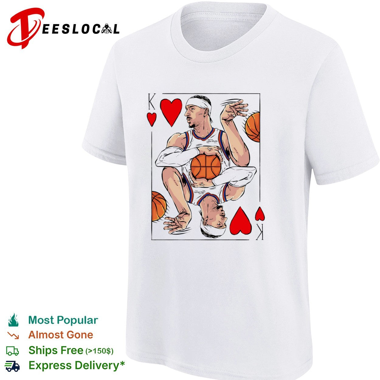 Josh Hart New York Knicks NBA King of Hearts shirt