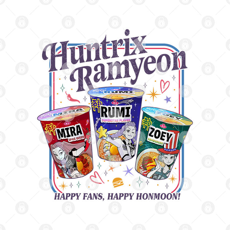 KPop Demon Hunters Huntrix Ramyeon T Shirt