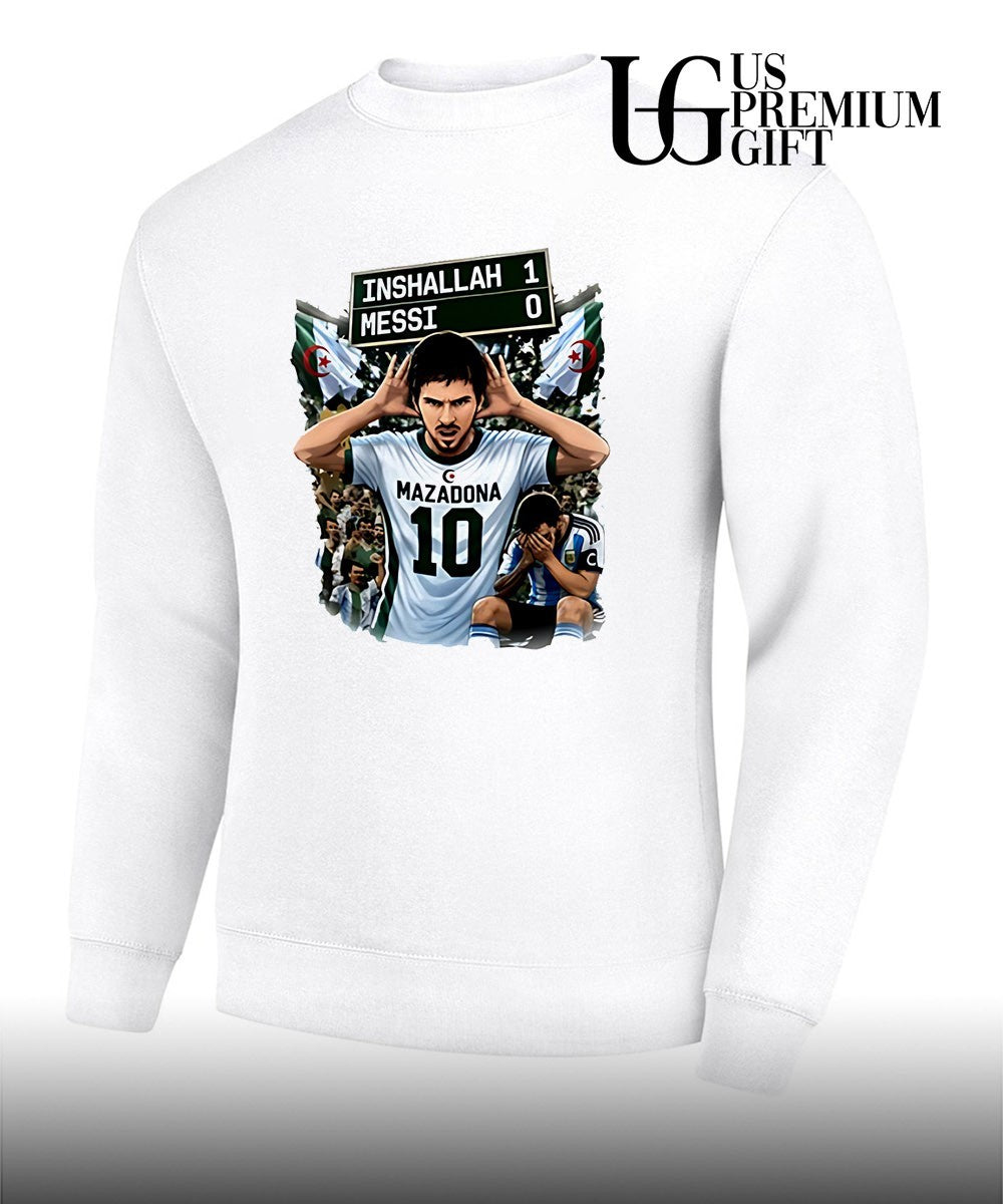 Khoubaib Kouas Messi vs Maza Algeria Argentina shirt