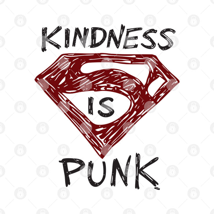 Kindness Is Punk Superman T Shirt