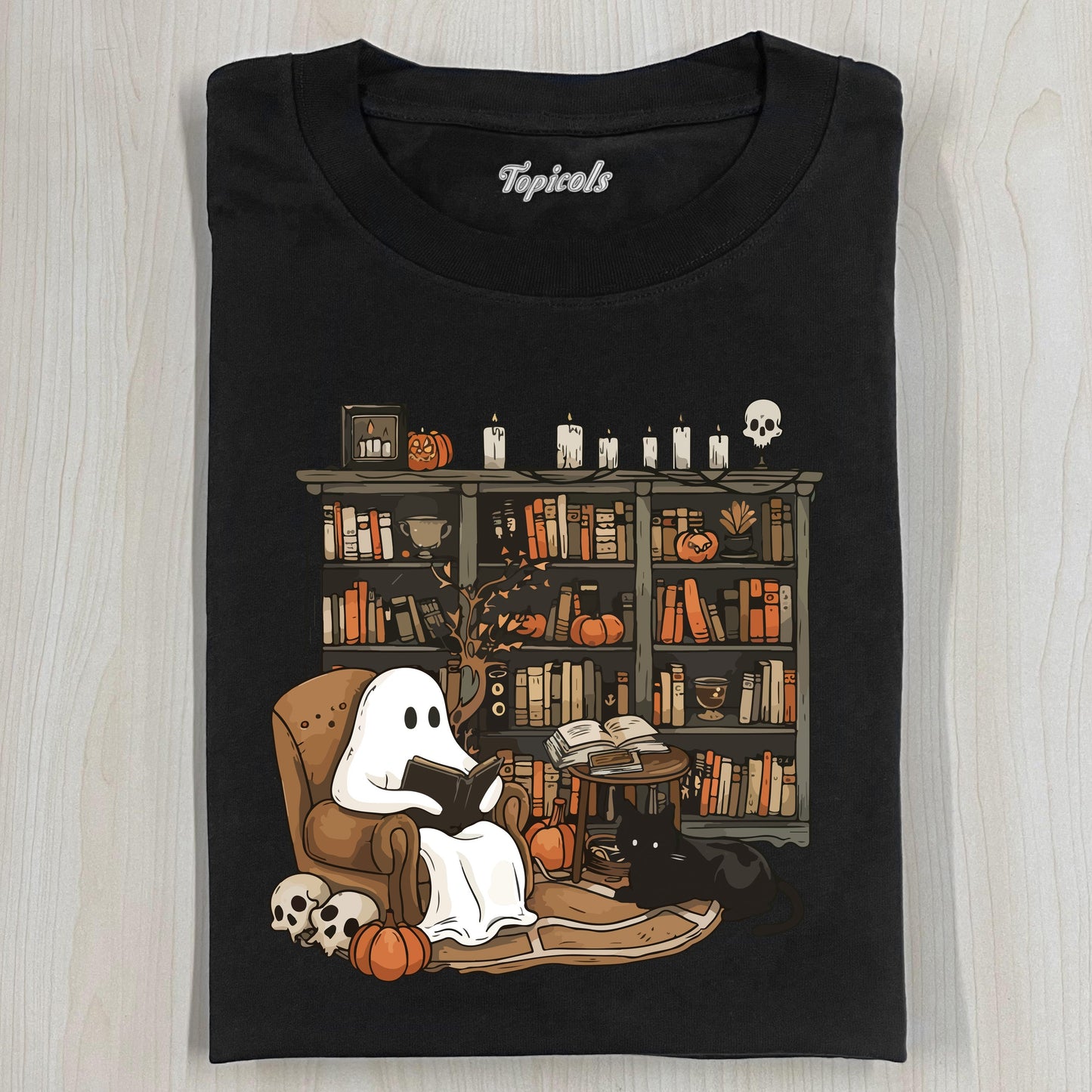 LIBRARIAN GHOST HALLOWEEN SHIRT - clothing by TeeHivey.com