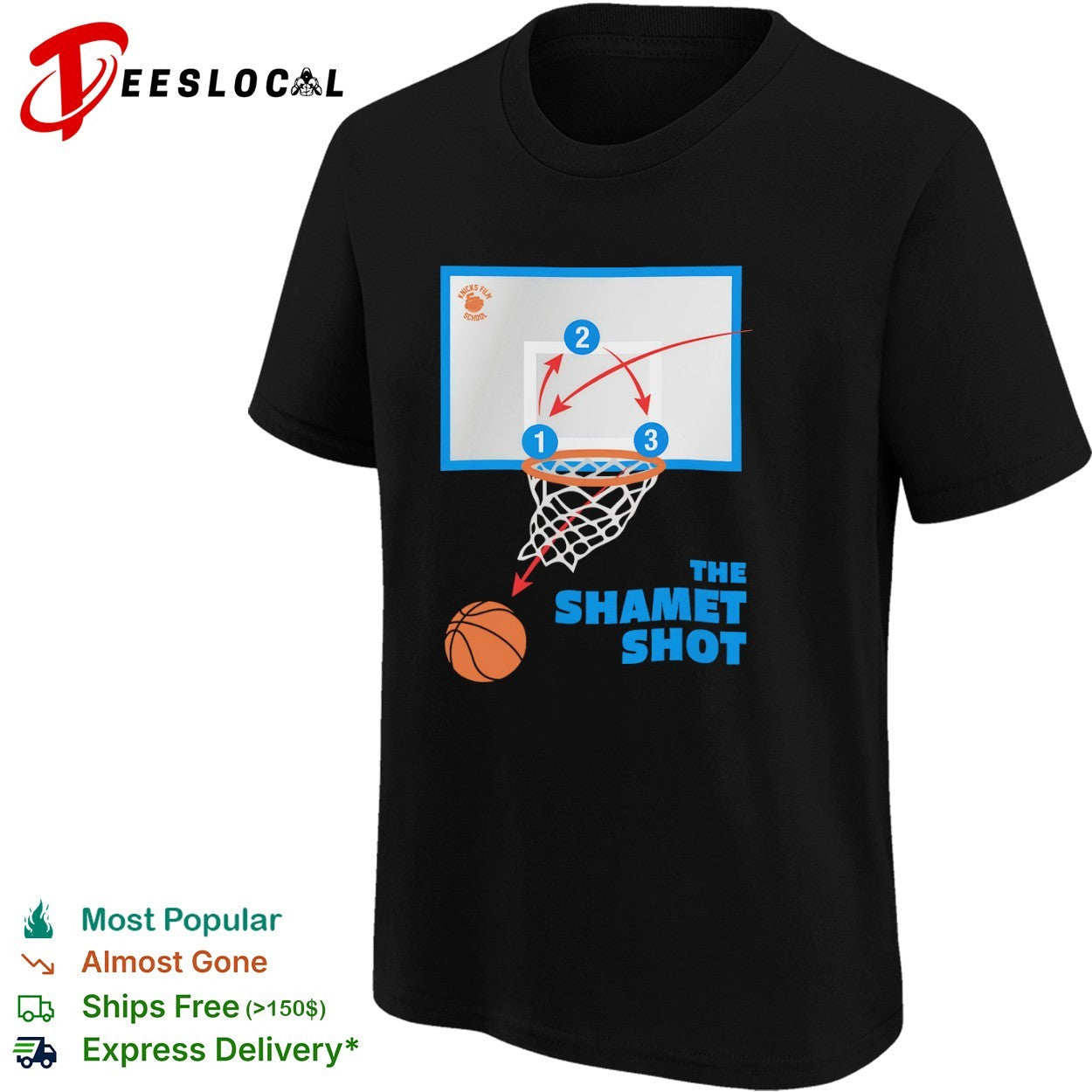 Landry Shamet New York Knicks NBA The Shamet Shot Basketball shirt
