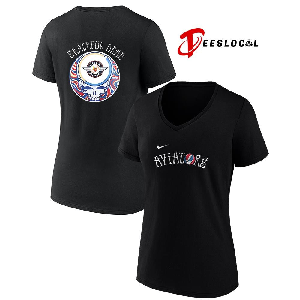 Las Vegas Aviators x Grateful Dead Triple A logo shirt