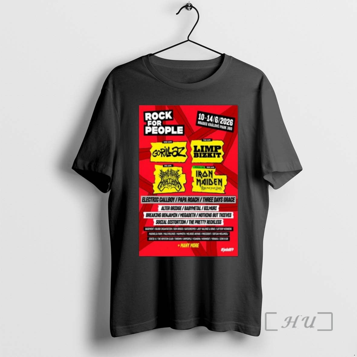 Limited Edition Rock For People Park 360 Hradec Kralove Event June 10 14 2026 - clothing by TeeHivey.com