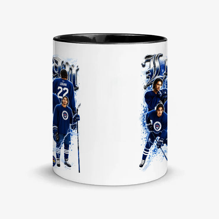 Logan 22 Briar University Hawks Hockey Mug