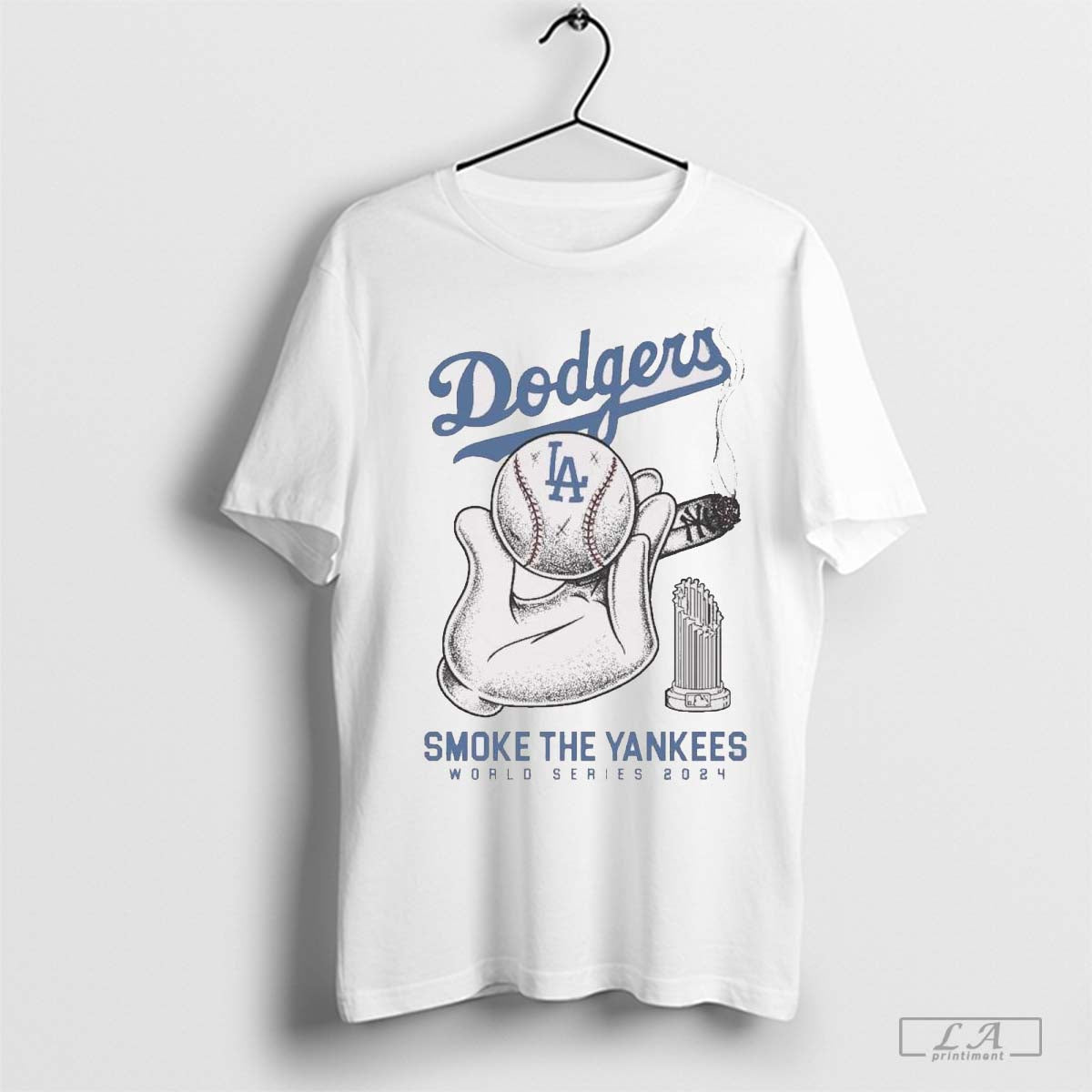 Los Angeles Dodgers Mlb Smoke The Yankees World Series 2024 - clothing by TeeHivey.com