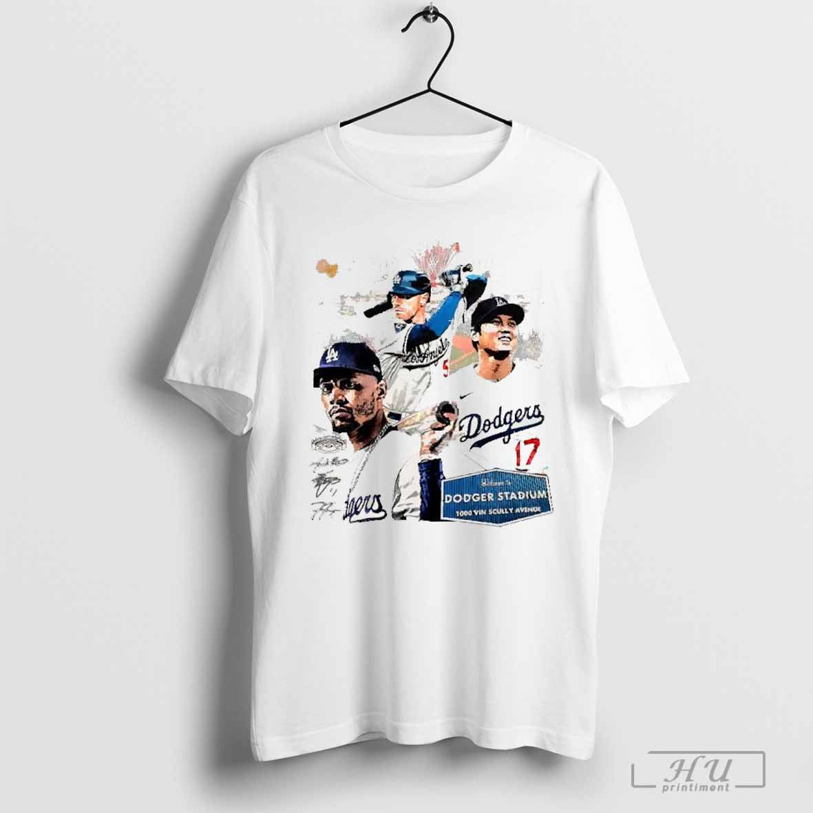 Los Angeles Dodgers Welcome To Dodger Stadium 1000 Vin Scully Avenue Signature - clothing by TeeHivey.com