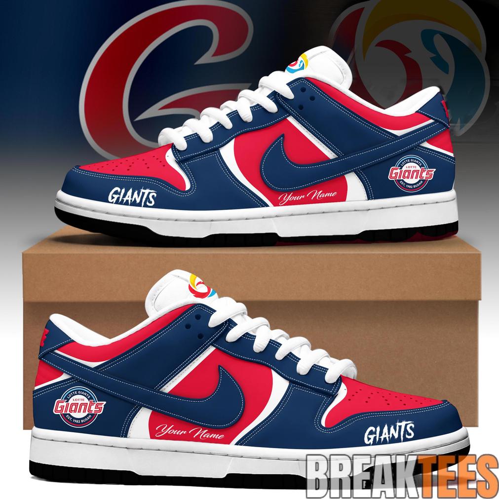 Lotte Giants Custom Dunk Low Sneakers