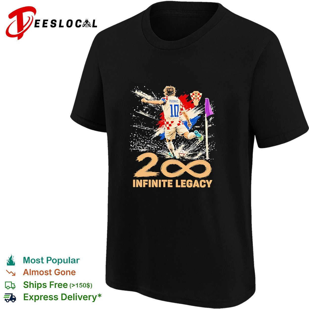 Luka Modric Croatia National Team 200 Infinite Legacy shirt