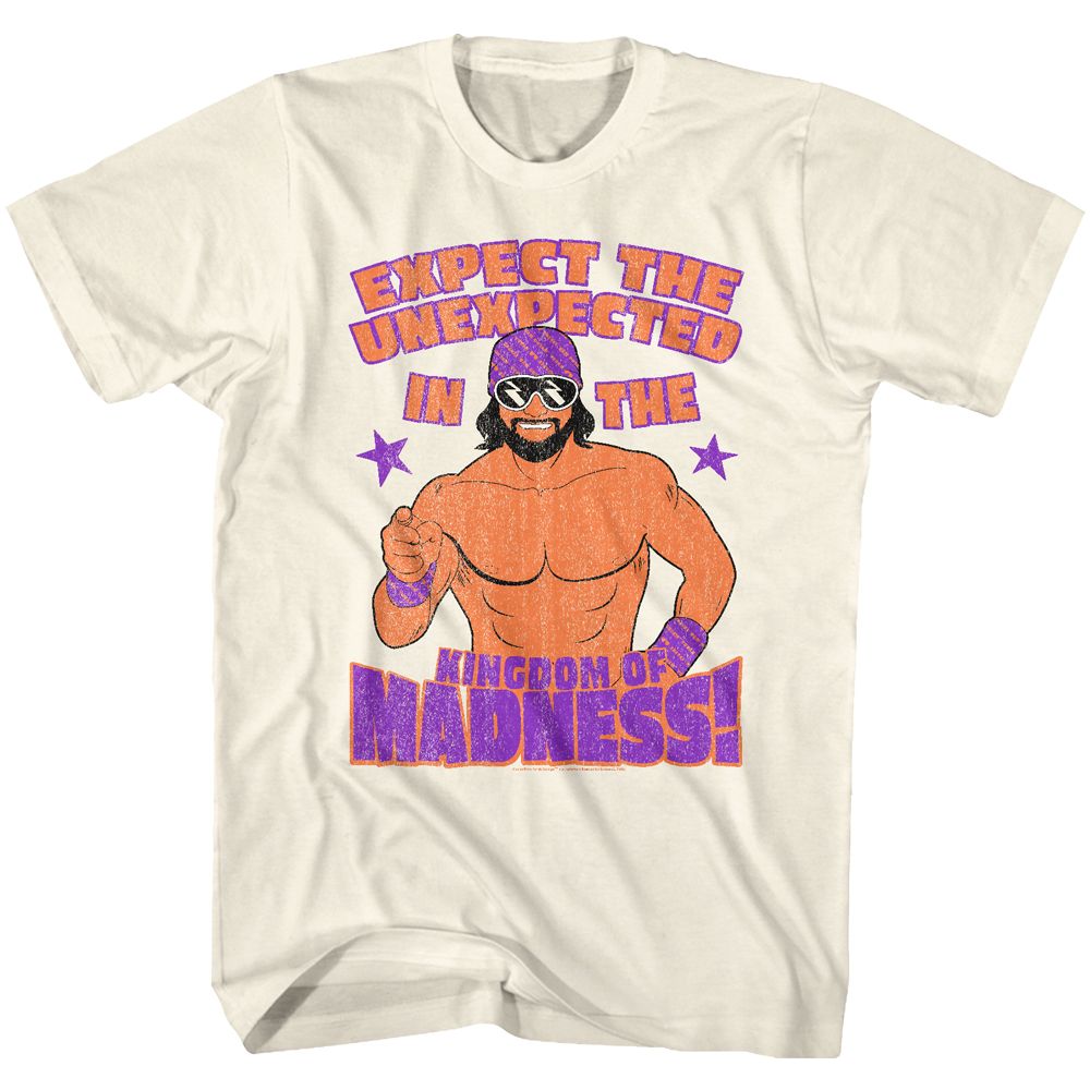 Macho Man - Expect The Unexpected - Short Sleeve - Adult - T-Shirt - clothing by TeeHivey.com