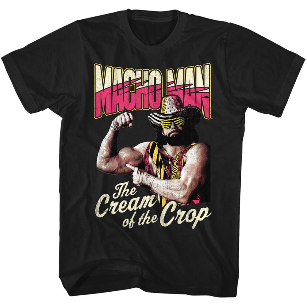 Macho Man - Cream Of The Crop - Short Sleeve - Adult - T-Shirt