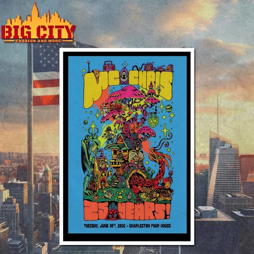 MC Chris Charleston Pour House In Charleston SC Jun 30 2026 Poster Shirt