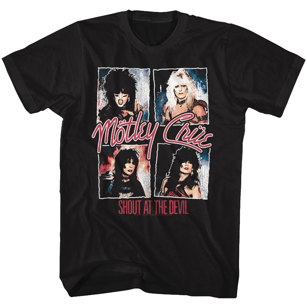 Motley Crue - Shout At The Devil - Short Sleeve - Adult - T-Shirt