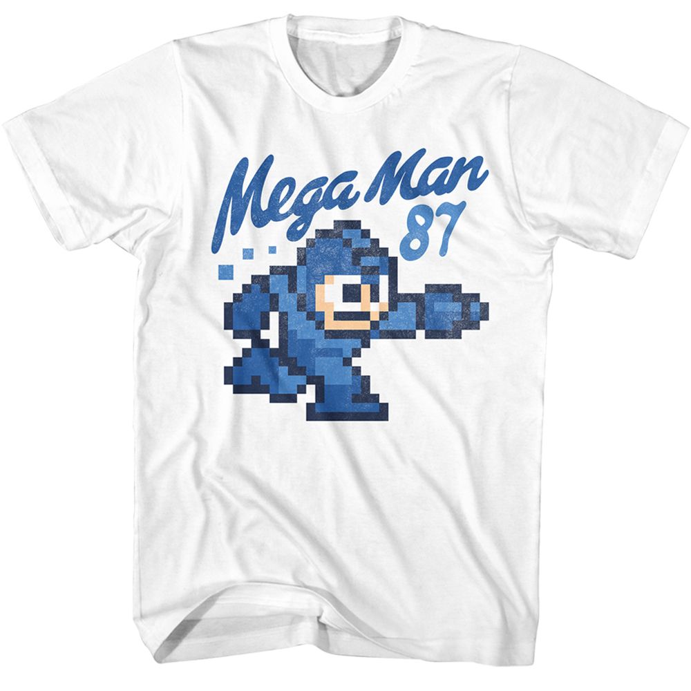 Mega Man - Mega 87 - Short Sleeve - Adult - T-Shirt - clothing by TeeHivey.com