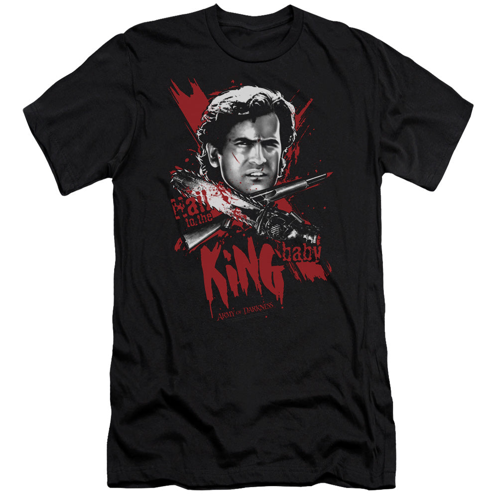 Army Of Darkness Hail To The King Slim Fit Mens T Shirt Black - clothing by TeeHivey.com