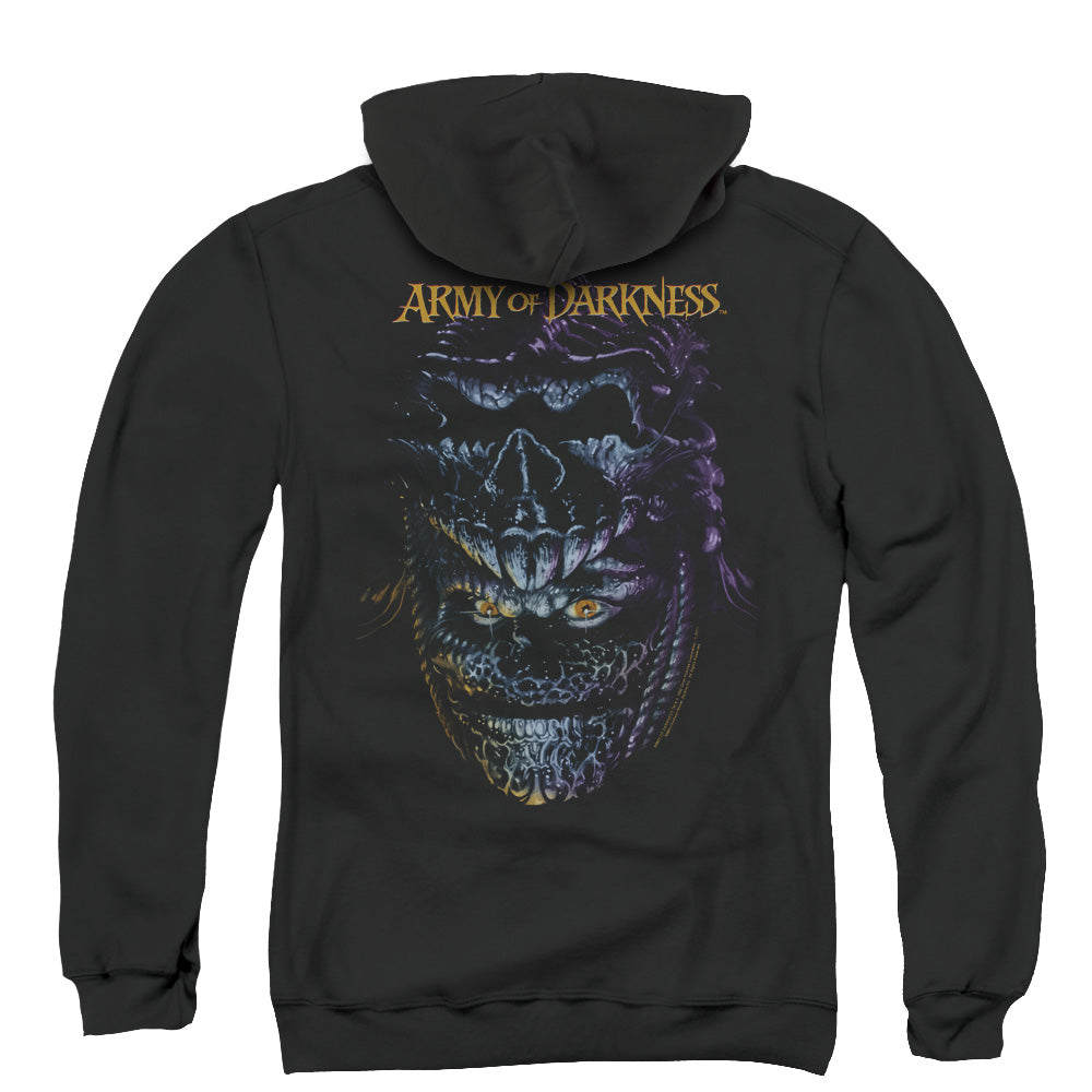 Army Of Darkness Evil Ash Back Print Zipper Mens Hoodie Black - clothing by TeeHivey.com (Image 3)