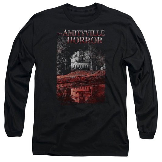 Amityville Horror Cold Blood Mens Long Sleeve Shirt Black