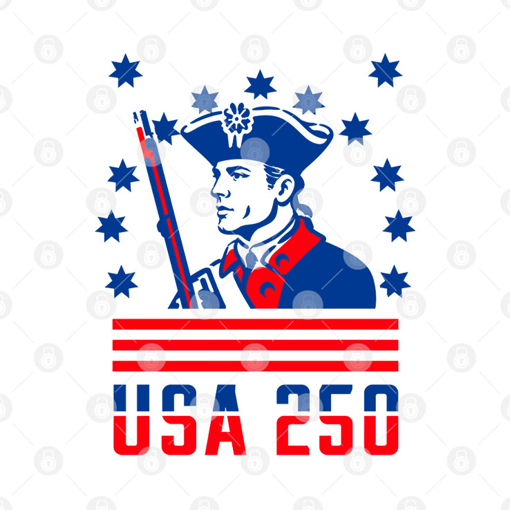 USA 250 Patriot America 250th Anniversary T Shirt