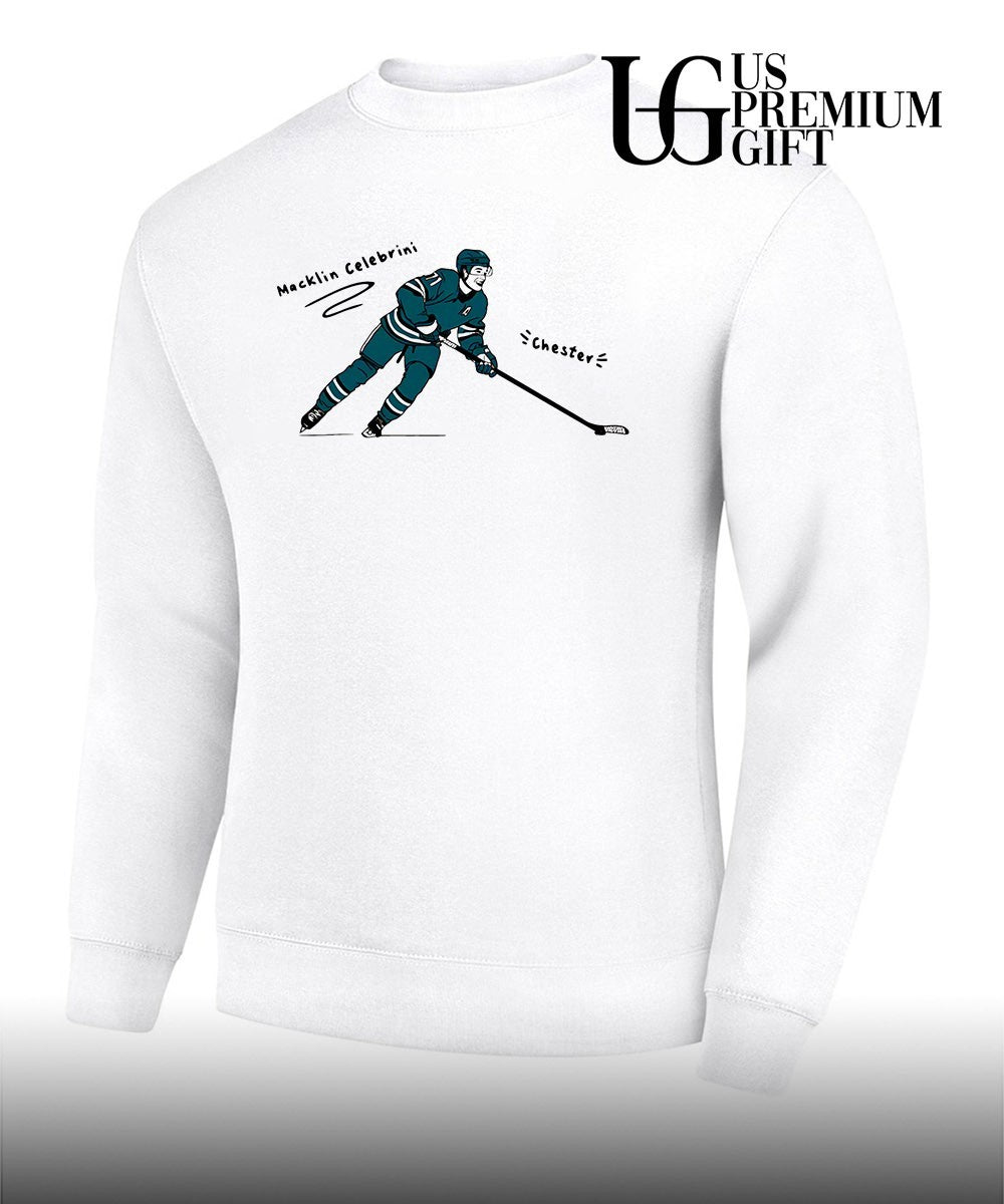 Macklin Celebrini San Jose Sharks Chester NHL shirt