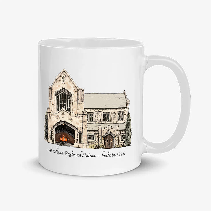 Madison Railroad Station Mug