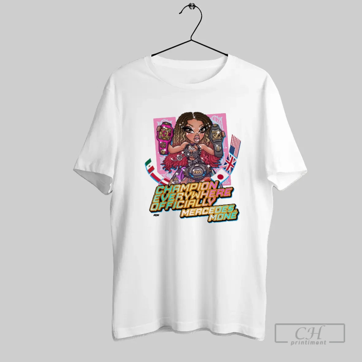 Mercedes Mone Champion Everywhere Aew 2025 - clothing by TeeHivey.com