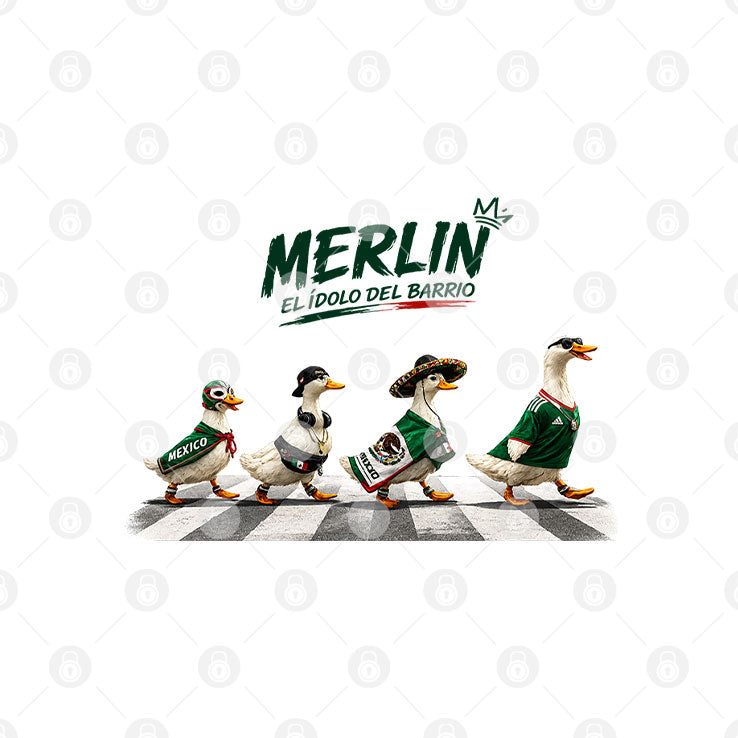 Merlin Mexico Duck El Idolo Del Barrio T Shirt