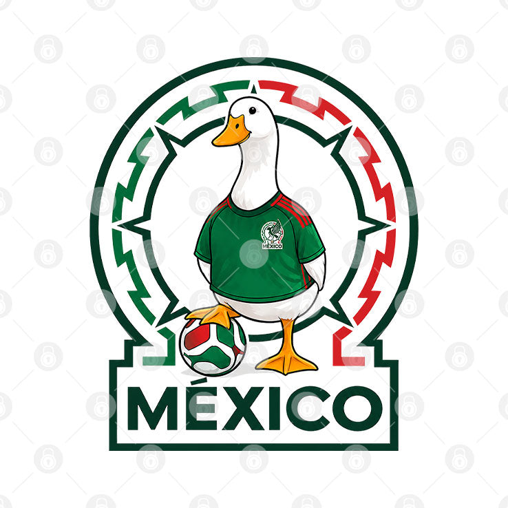 Mexico Merlin The Duck World Cup T Shirt