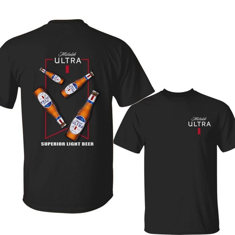 Michelob Ultra Superior Light Beer T-Shirt, All Weather Gear, Full Size & Full Color - Perfect Fit