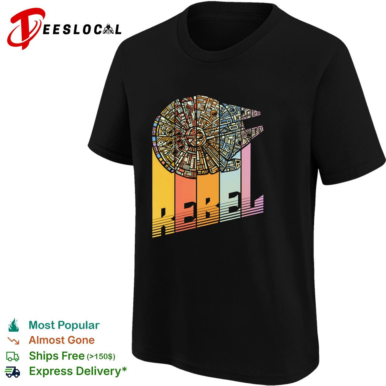 Millennium Falcon Rainbow shirt