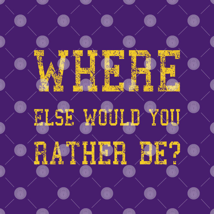Minnesota Vikings Where Else Would You Rather Be T Shirt