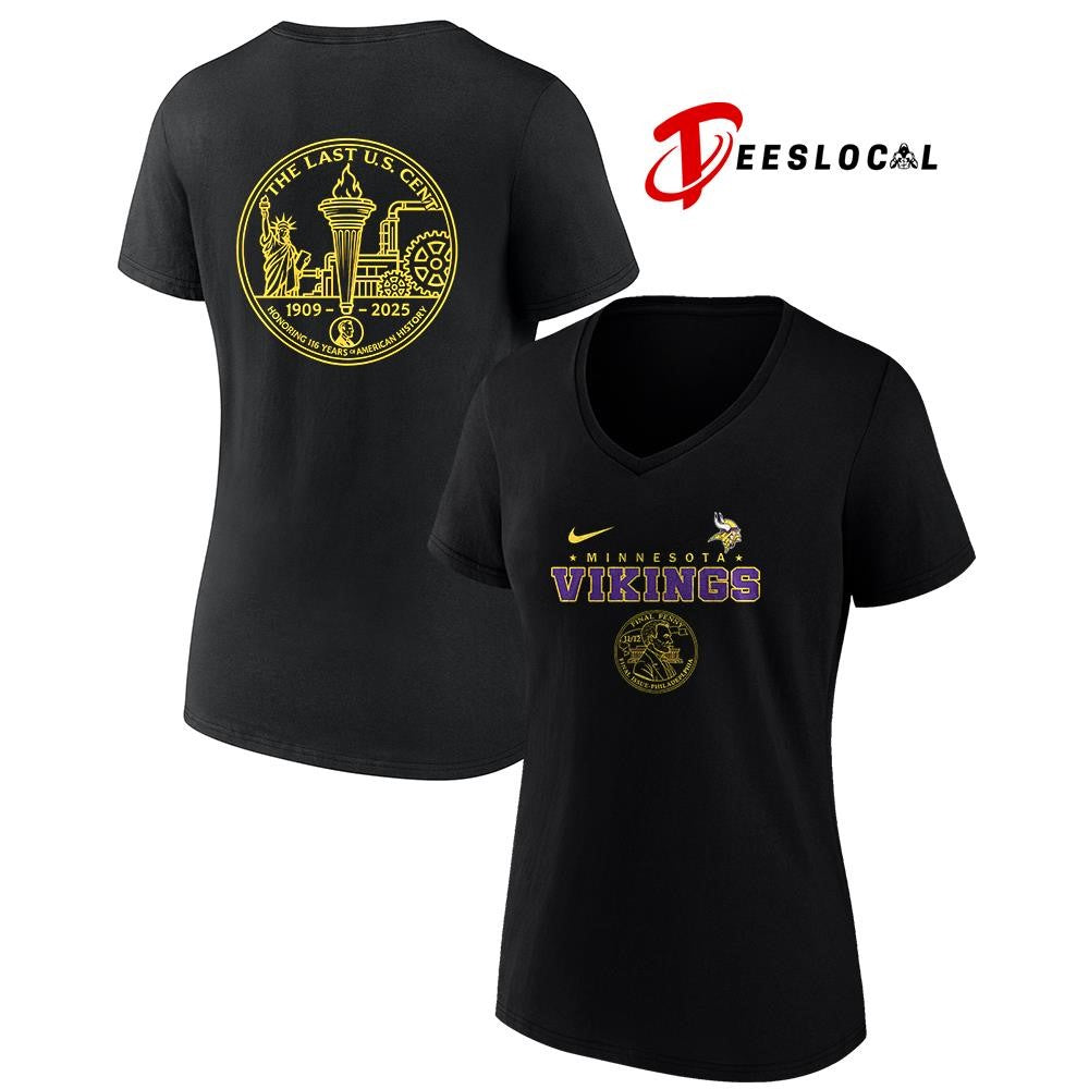 Minnesota Vikings the last US cent honoring 116 years of America history shirt