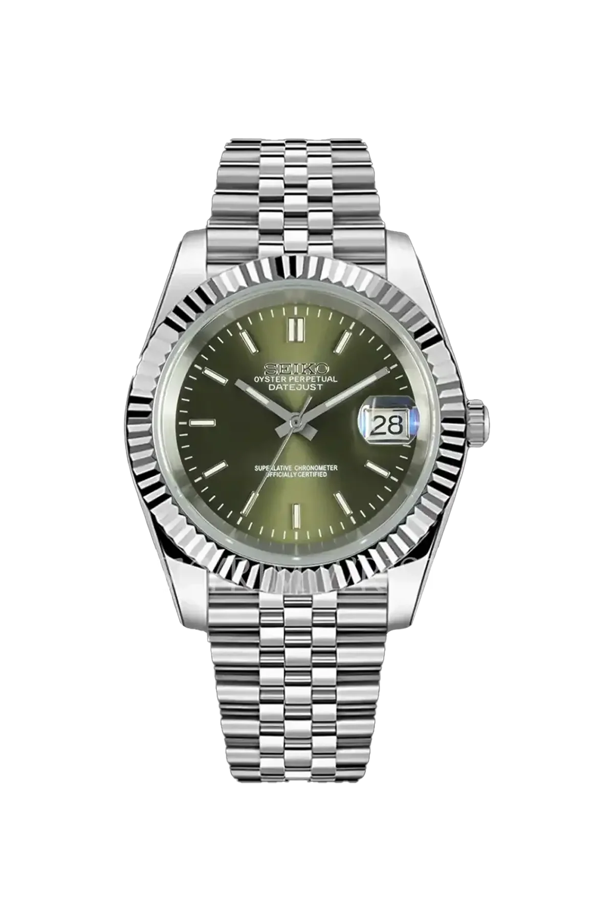Mod Datejust Green