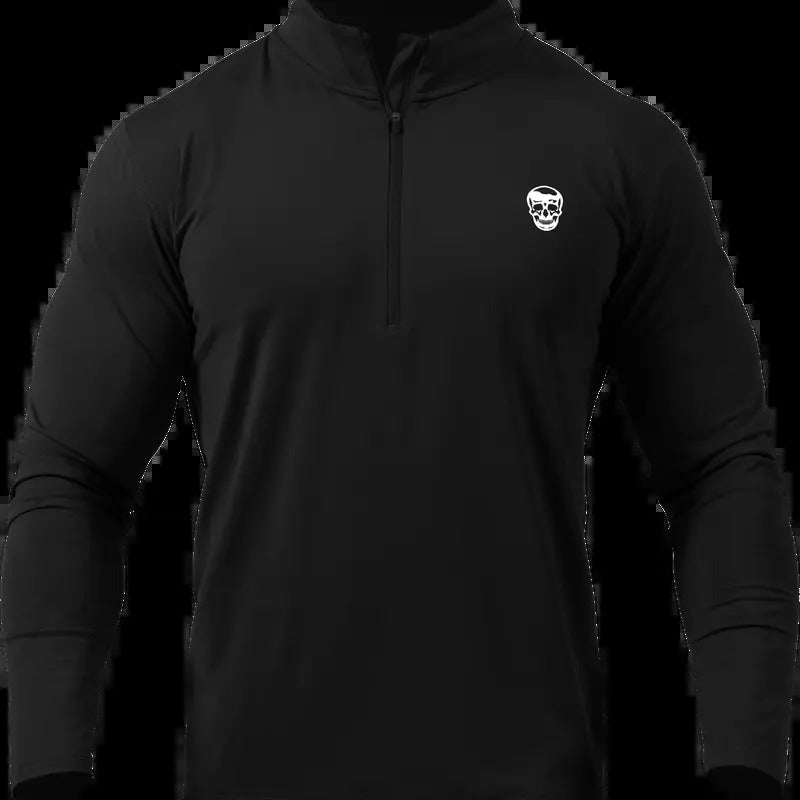 Moisture Wicking Men's Lightweight Performance Quarter Zip - Ultra-Soft Fabric, Breathable, Reflective Details