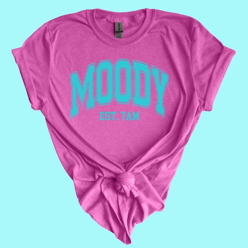 Moody Est 7AM Soft Graphic Tee - clothing by TeeHivey.com