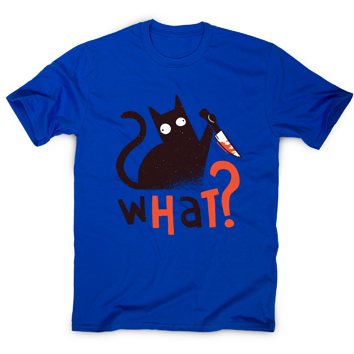 Murder cat funny scary t-shirt men's