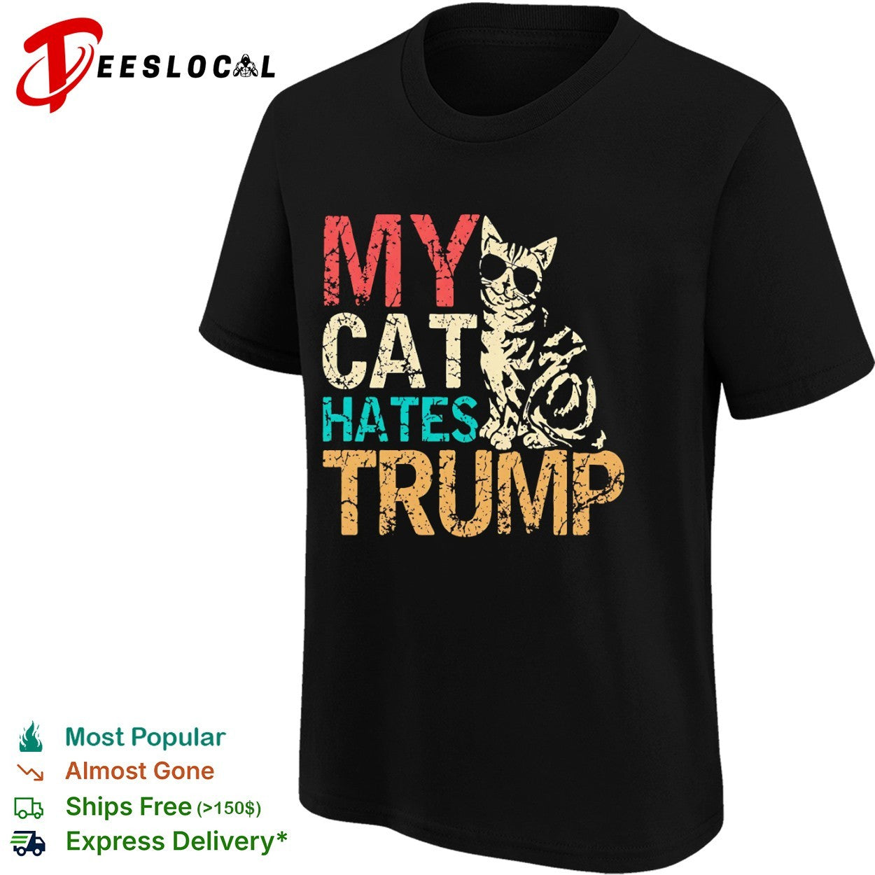 My cat hates Trump shirt