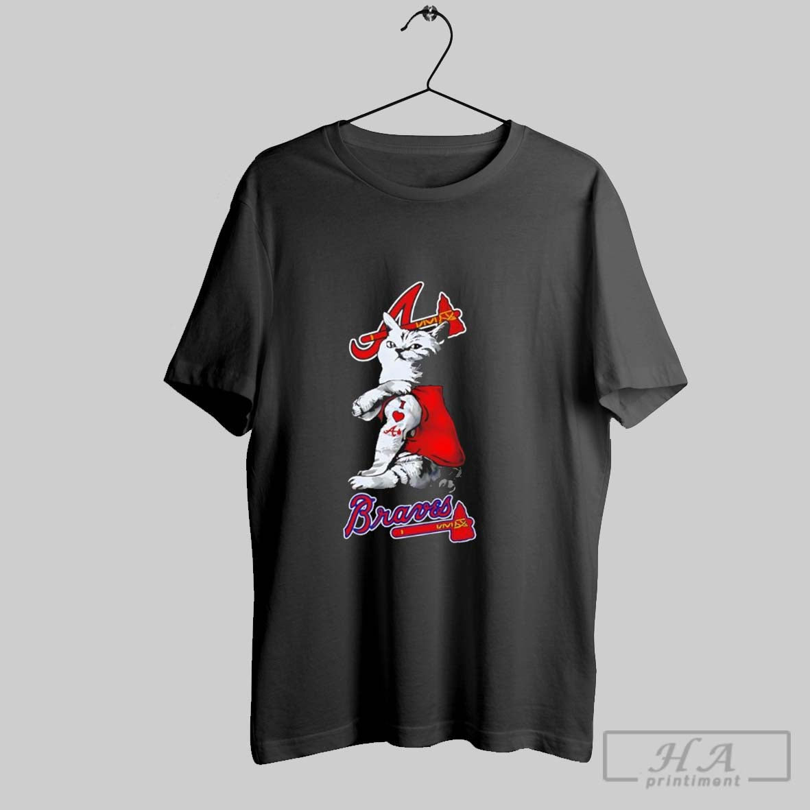 My Cat Loves Atlanta Braves - clothing by TeeHivey.com