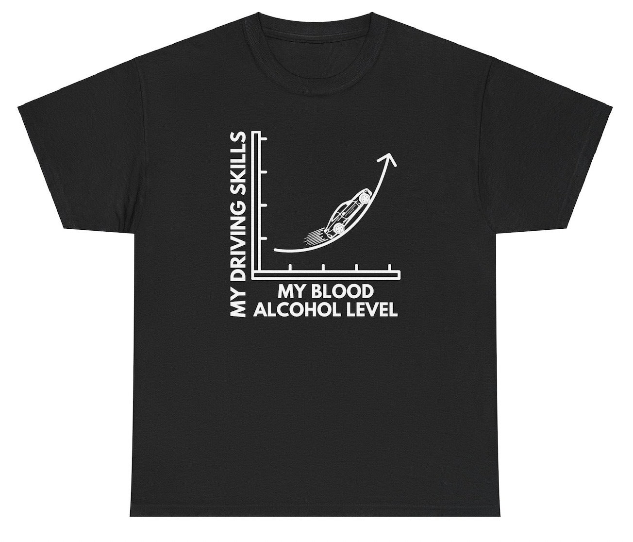 My Driving Skills BAC Level Graph Tee - clothing by TeeHivey.com (Image 2)
