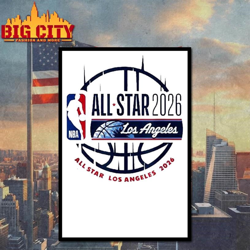 NBA Official All-Star Drip All Star Los Angeles 2026 Shirt