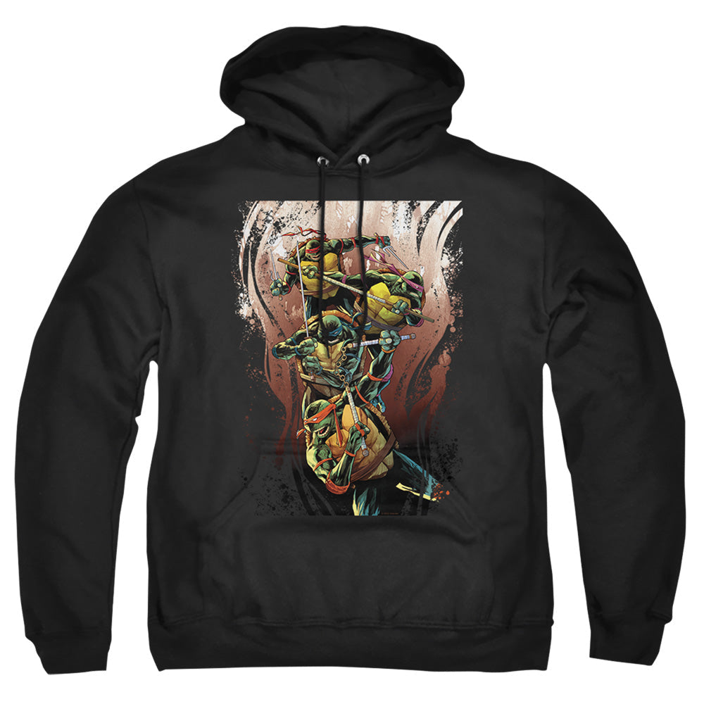 TMNT - Earthy Rainbow Warriors - Adult Pullover Hoodie