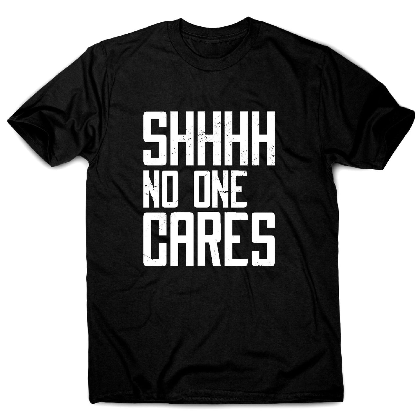 No one cares - men's funny premium t-shirt