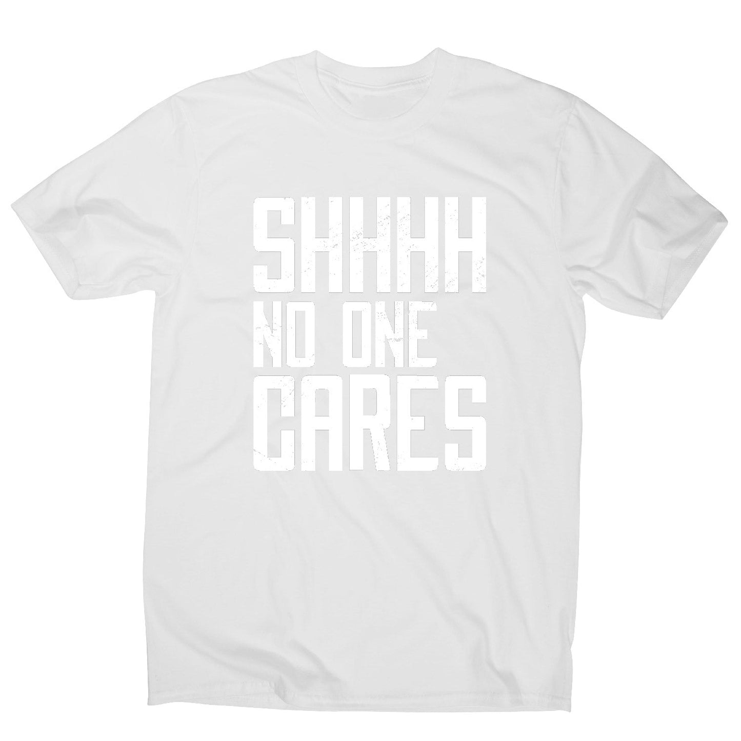 No one cares - men's funny premium t-shirt