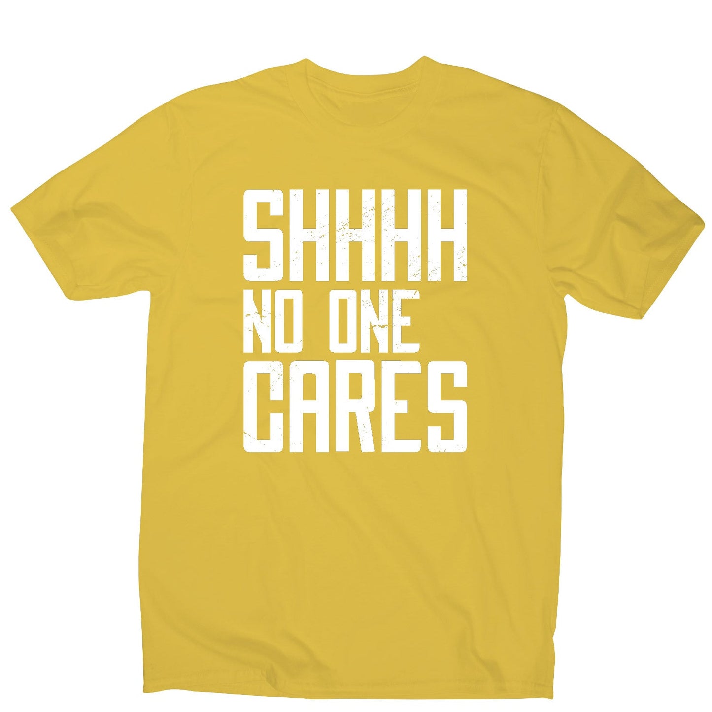 No one cares - men's funny premium t-shirt