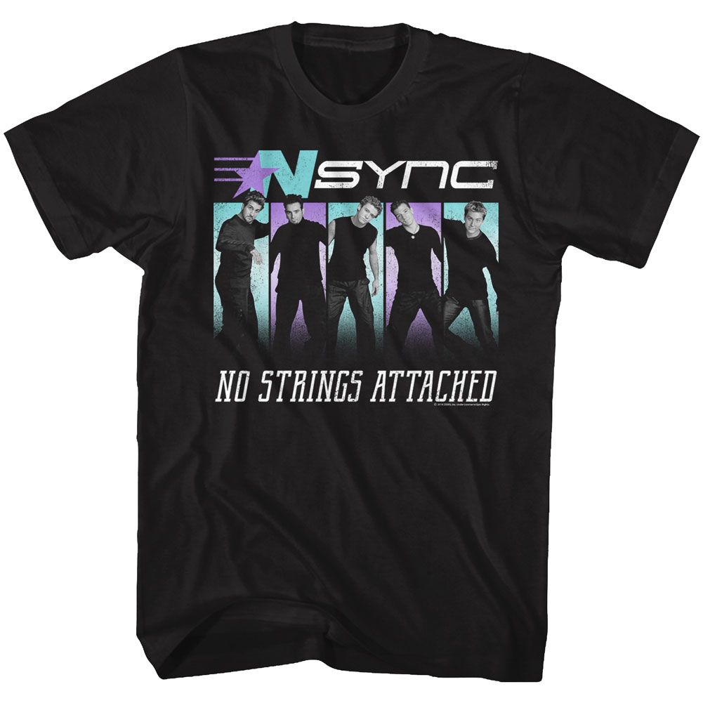 Nsync - Blue Purple - Short Sleeve - Adult - T-Shirt - clothing by TeeHivey.com