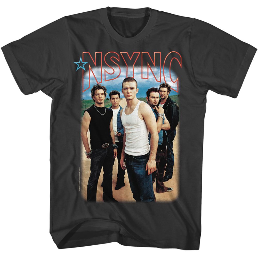 Nsync - Blu Skies Redux - Short Sleeve - Adult - T-Shirt - clothing by TeeHivey.com