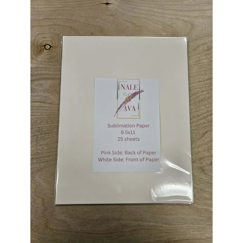 Nale & Ava Sublimation Paper 8.5X11 (25 Sheets)
